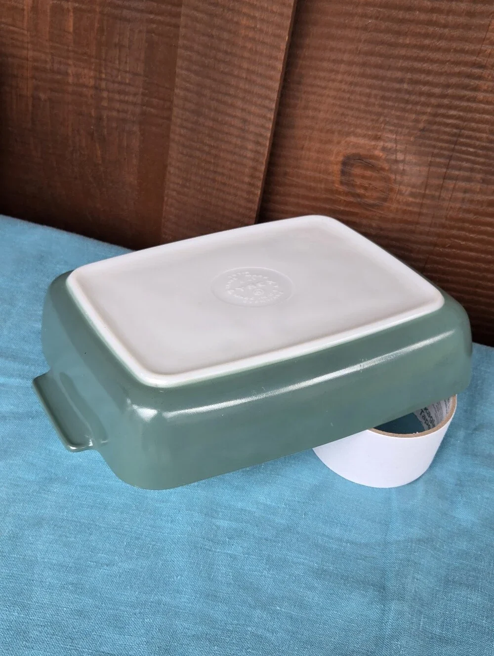Pyrex Heinz Green 1953 1st Promo Baking Dish